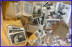 17 lbs VTG Lot PHOTOS Portrait Pictures Bride Groom 100+ WEDDINGS 1950 1990