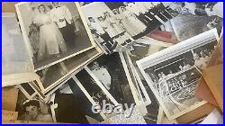 17 lbs VTG Lot PHOTOS Portrait Pictures Bride Groom 100+ WEDDINGS 1950 1990