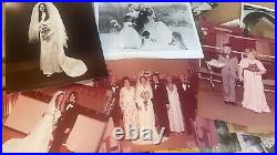 17 lbs VTG Lot PHOTOS Portrait Pictures Bride Groom 100+ WEDDINGS 1950 1990