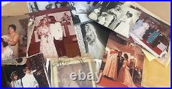 17 lbs VTG Lot PHOTOS Portrait Pictures Bride Groom 100+ WEDDINGS 1950 1990