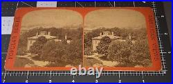 1860s Springfield MA Mass VIEW FROM ARSENAL TOWER NW Antique Stereoview PHOTO