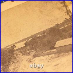 1880s FLORAL CITY Florida FL DUVAL ISLAND from HOTEL Antique STEREOVIEW PHOTO