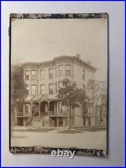 1880s North Park Ave Chicago Duplex Victorian Era Antique Rand McNally Photos