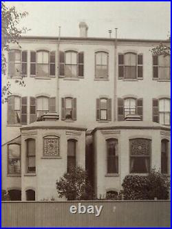 1880s North Park Ave Chicago Duplex Victorian Era Antique Rand McNally Photos