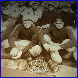 1890s Dubois PA Early BASEBALL TEAM Athletic Association Men Large Antique PHOTO