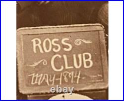 1894 Ross Mens Club Cabinet Card Vintage / Antique Photo Williamsport PA Picture