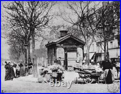 1899/1973 Vintage EUGENE ATGET Paris Boulevard Edgar Quinet Photo Gravure Art