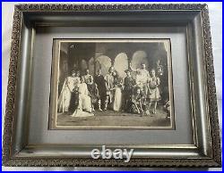 1900s Shakespeare's Cast Antique Photo, Framed