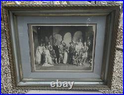 1900s Shakespeare's Cast Antique Photo, Framed