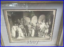 1900s Shakespeare's Cast Antique Photo, Framed