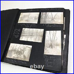 1910's Antique VTG 300 Photo Album Newman IL, SF Expositions, Big Basin, Oregon