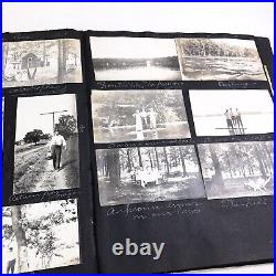 1910's Antique VTG 300 Photo Album Newman IL, SF Expositions, Big Basin, Oregon