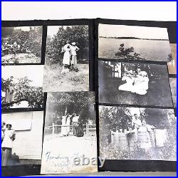 1910's Antique VTG 300 Photo Album Newman IL, SF Expositions, Big Basin, Oregon