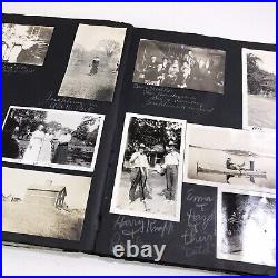 1910's Antique VTG 300 Photo Album Newman IL, SF Expositions, Big Basin, Oregon