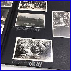 1910's Antique VTG 300 Photo Album Newman IL, SF Expositions, Big Basin, Oregon