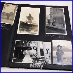 1910's Antique VTG 300 Photo Album Newman IL, SF Expositions, Big Basin, Oregon