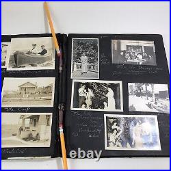 1910's Antique VTG 300 Photo Album Newman IL, SF Expositions, Big Basin, Oregon