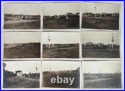 1910's Car Racing Photos Drivers, Car Models & Action in Photos Written On Backs