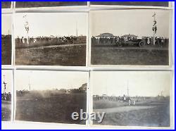 1910's Car Racing Photos Drivers, Car Models & Action in Photos Written On Backs