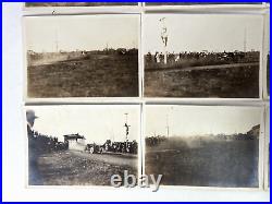 1910's Car Racing Photos Drivers, Car Models & Action in Photos Written On Backs