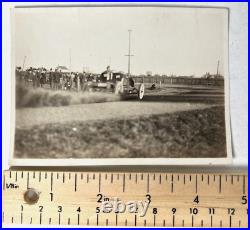 1910's Car Racing Photos Drivers, Car Models & Action in Photos Written On Backs