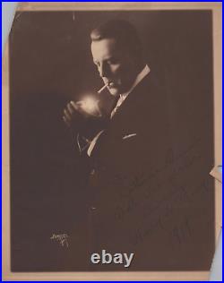 1910s Harry T Morey Signed Autograph Silent Vintage Lumiere ORIG Photo 744