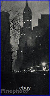 1912/66 Vintage ALVIN LANGDON COBURN New York City SINGER BUILDING Photo Gravure