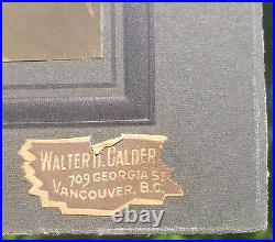 1912 WALTER H. CALDER antique vancouver B. C. Canada photo vtg tailor shop store