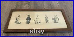 1913 Antique Baby Toddler Photo with Multiple Exposures Signed VERY RARE