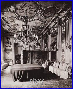 1925/63 Vintage EUGENE ATGET Paris Interior Design Chandelier Photo Gravure Art