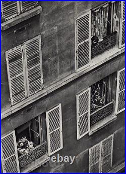 1925/72 Vintage ANDRE KERTESZ Rue Vavin Paris Apartment Balconies Photo Art