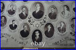 1925 Bulgarian Judaica Cabinet Photo Sofia Jewish Jew Mutual Assistance Union
