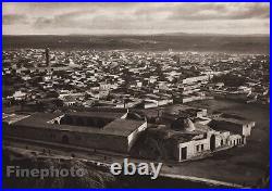 1925 Vintage ALEPPO Cityscape Landscape Architecture ISRAEL Palestine Photo Art