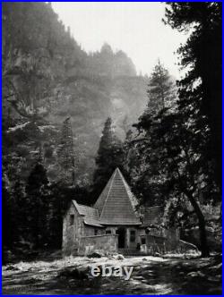 1926/63 ANSEL ADAMS Vintage LeConte Memorial Lodge Yosemite Park Photo Art 8x10