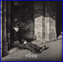 1927/71 Vintage AUGUST SANDER German Street Vendor Match Seller Photo Gravure