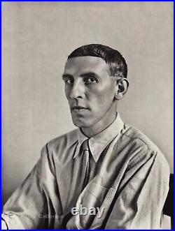 1928/71 Vintage AUGUST SANDER German Painter Heinrich Hoerle Artist Photo Art