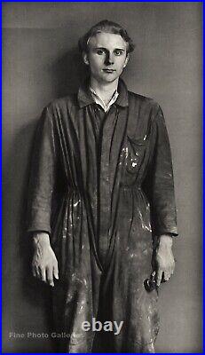 1929 Vintage AUGUST SANDER German Worker Fitter Mechanic Photo Gravure Art 11x14