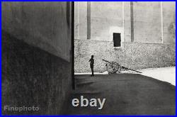 1930s Vintage HENRI CARTIER-BRESSON Italy Boy Cart Salerno Child Photo Art 11X14