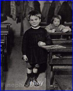 1931/72 Vintag ANDRE KERTESZ Paris Young Boy In Class MY FRIEND ERNEST Photo Art