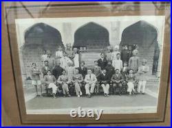 1932-33 Antique Indian Intermediate Commerce Man Photograph Print Wall Framed