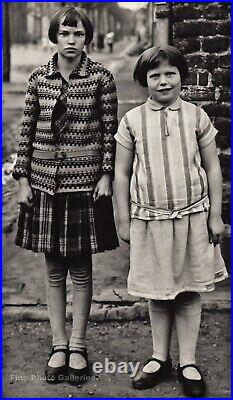 1932/71 Vintage AUGUST SANDER German Children Girls Koln Photo Gravure Art 11x14