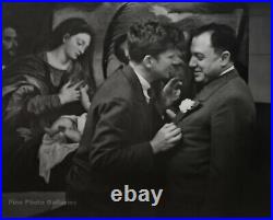 1936/72 Vintage ANSEL ADAMS Men Talking About Art San Francisco Photo Art 11X14