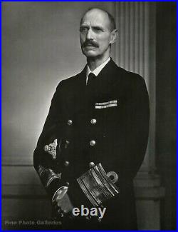 1946 Original HAAKON VII KING OF NORWAY Royal YOUSUF KARSH Large Photo Engraving