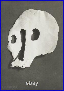 1949 Brassai Original Photo Gravure Of Pablo Picasso 1943 Paper Skull Sculpture