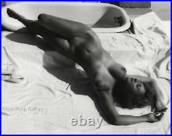 1949 Original ANDRE DE DIENES Female Nude Body Vintage Silver Gelatin Photograph