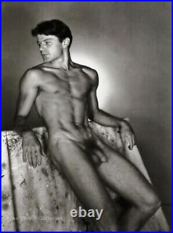 1950/97 Vintage GEORGE PLATT LYNES Male Nude Naked Duotone Photo Engraving 16x20