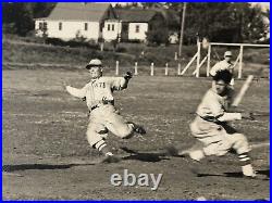 1950s Vintage Baseball Game Photograph Antique Photo PL HTS, size 7 x 5