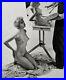 1950s-Vintage-ZOLTAN-GLASS-Mid-Century-FEMALE-NUDE-ARTIST-MODEL-Photo-Litho-Art-01-wdg