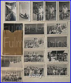 1953 SAILBOAT REGATTA Press PHOTOS & NEGATIVES Vintage Antique OOAK w COA 1950s