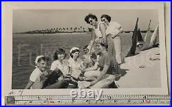 1953 SAILBOAT REGATTA Press PHOTOS & NEGATIVES Vintage Antique OOAK w COA 1950s